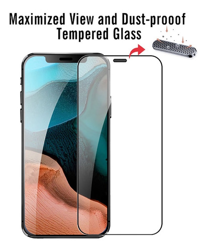 Mica iPhone 12 Mini / Pro / Max Devia Cristal Anti Bacterial