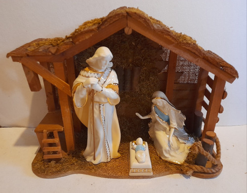 Nacimiento Lenox Porcelana First Blessing Nativity (Usado)