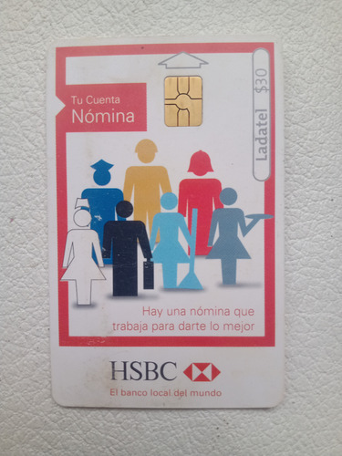 Tarjetas Telefónicas Ladatel Telmex Banco Hsbc (Usado)