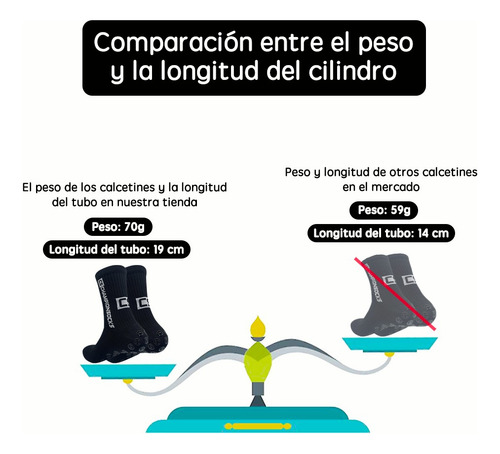 A 6 Par Calcetín Media Deportivos Fútbol Antideslizantes