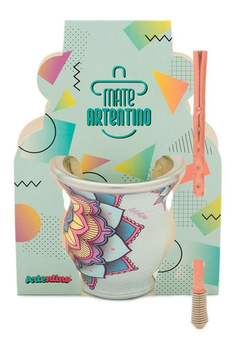 Imagen 10 de 10 de Kit 12 Mate Bombilla Set Regalo Artentino Oferta Por Mayor