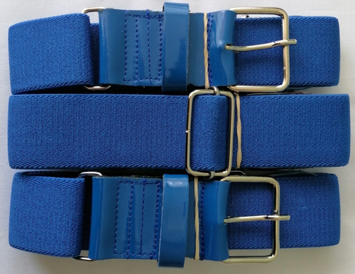 Cinturon Azul Rey Beisbol Softbol 18 Piezas Elastico