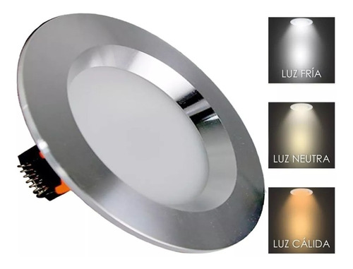 Plafon Led 18w Bote 12 Cm Luz Blanca Calida Neutra Ac Blanco