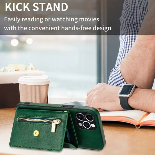 Funda De Piel Para iPhone Funda Tipo Cartera Con Correa