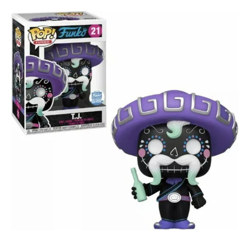 Funko Shop Pop Tj Black Spastik Plastik Con Protector Nuevo (Usado)