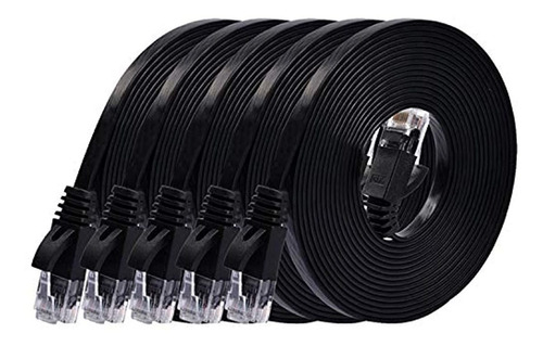 Cable Cat 6 De Ethernet 10 Pies (paquete De 5)