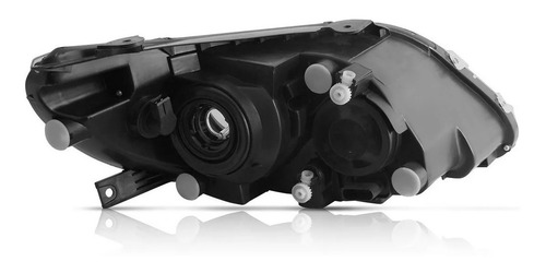 Imagem 2 de 2 de Par Farol Gol G5 Mascara Negra Foco Duplo Voyage