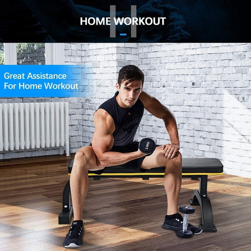Banco Plano Ejercicio En Casa Gym Abdominales Doufit