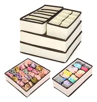 Comprar Pack X4 Organizador De Ropa Interior Calcetines Organizador De Cajones Almacenador Closet Interior Hogar Pasteleriacl