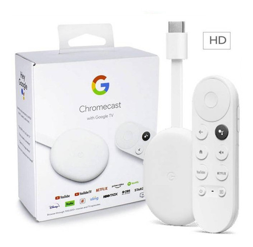 Chromecast Con Google Tv 4ta Generación Hd Remoto Por Voz