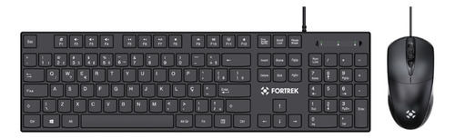 Kit Teclado E Mouse Office Fortrek C13 800dpi Usb 2.0 Abnt2