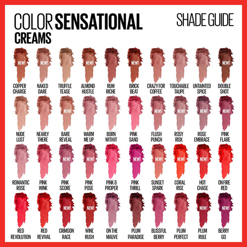 Lápiz Labial Maybelline Color Sensational Cream Finish