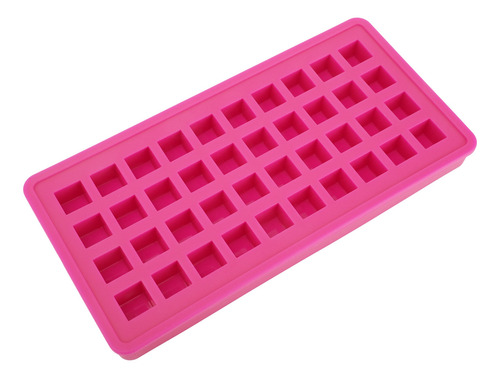 Molde De Silicone Rosa, Bandeja De Gelo De 40 Grades, Cubos