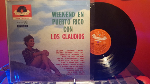 Los Claudios Week End En Puerto Rico Lp Disco Vinilo Ex