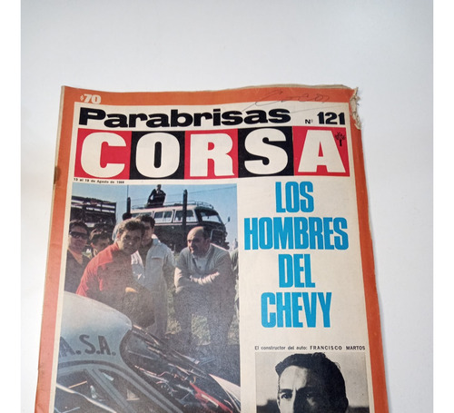 Revista Corsa Nº121 19 De Agosto 1968 