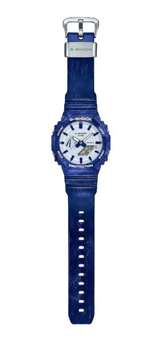 Imagen 2 de 3 de Reloj Casio G-shock Youth Porcelana Azul Ga-2100bwp-2acr
