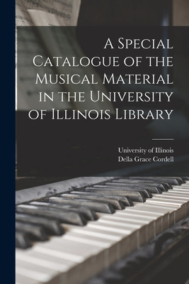 Libro A Special Catalogue Of The Musical Material In The ...