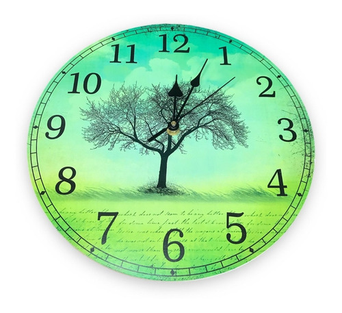 Reloj 29cm  Árbol De La Vida