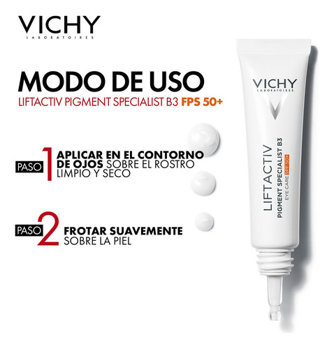 Fluido Beauty Care Vichy Liftactiv día/noche para todo tipo de piel de 15mL/27g 30+ años