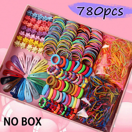 Mini Ligas Pelo Bandas Elásticas Para El Cabello Etc 780 Pcs