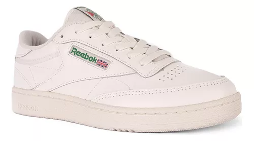 Zapatillas Reebok Club C 85 Crema Verde Hombre | Envío gratis