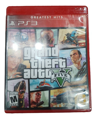 Gta 5 Grand Theft Auto V Sony Playstation 3 Ps3 Físico  (Reacondicionado)