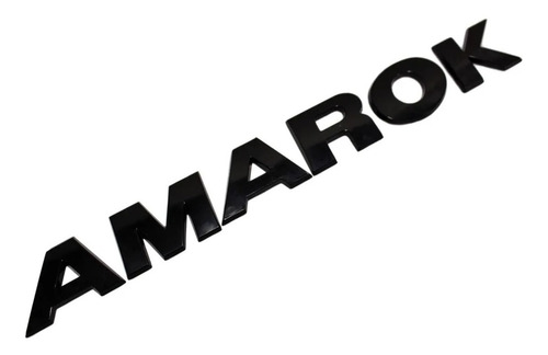 Emblema Letreiro Logo Vw Volkswagen Amarok Black Piano