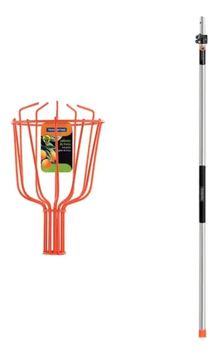 comprar Kit Colhedor De Frutas Medio + Cabo Extensível 5m Tramontina