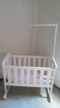 Comprar Cuna Tipo Moisés Blanco Mecedora