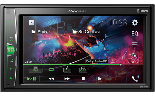 Receptor Multimedia Digital Pioneer Dmh-220ex Touchscre De 6