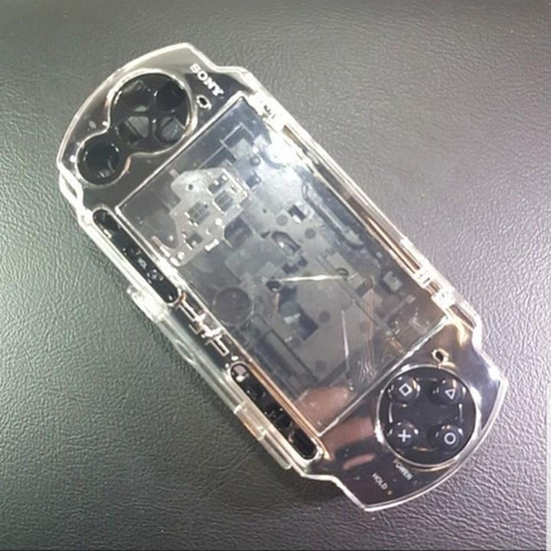 Case Capa Cristal Acrílico Psp 3010 + Luva Estojo + Alça