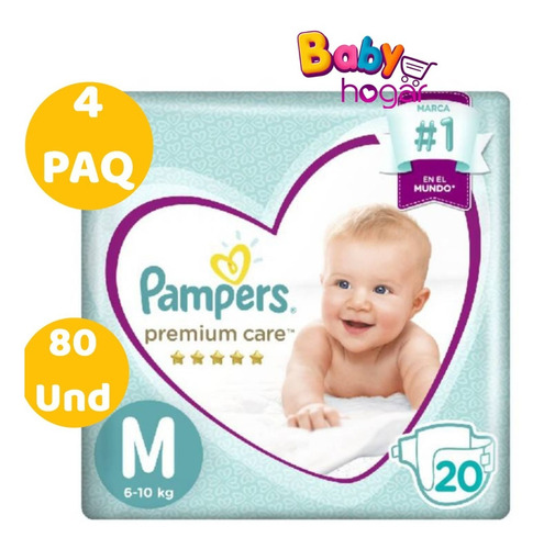 Pampers Premium Care 80 Und Talla M