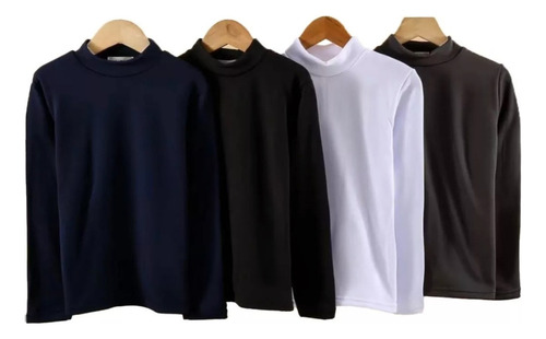 Pack 6 Camiseta Beatle Polar Algodón Con Bambú Niñas
