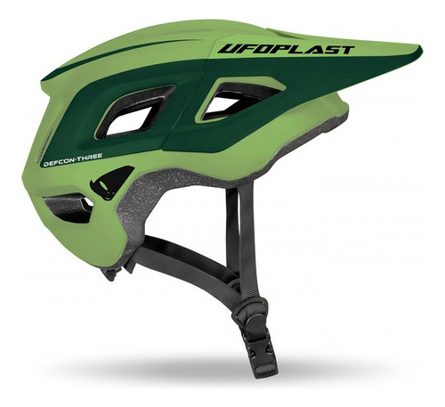 Casco Defcon Three Ufo Mtb Downhill Bici Ciclismo - Verde Talla L/x-l 59-62cm