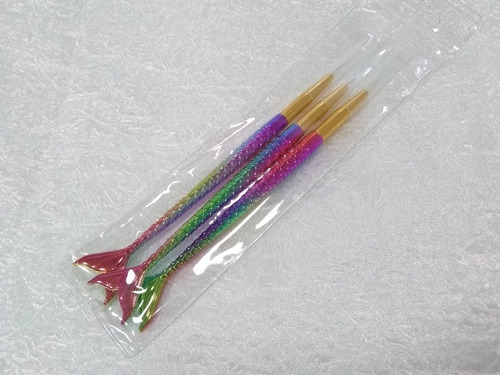 Imagen 1 de 1 de Liners Cola De Sirena X3 Para Pinceladas, Tienda Física