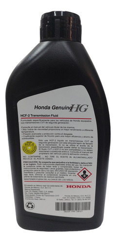 Kit 4lts Aceite Y Filtro Transmisión Cvt Gen 2 Honda