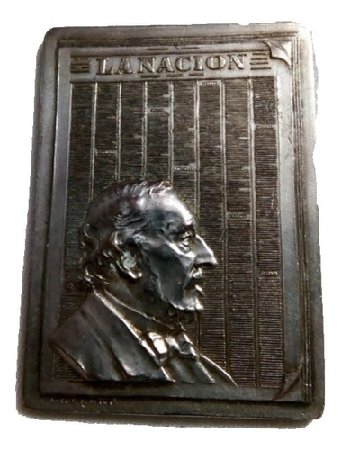 Medalla Recordatoria Diario La Nación 100 Años. 1870 - 1970