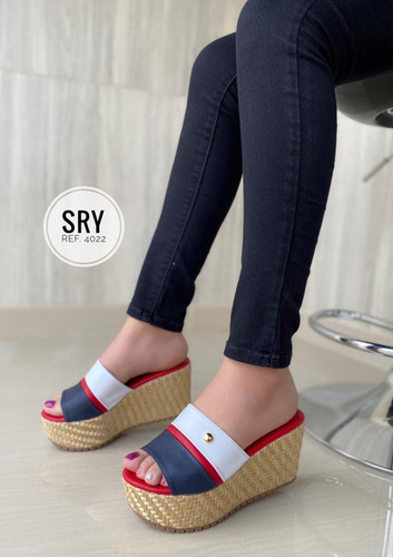 Sandalias Plataforma Yute Mujer Moda Envió Gratis