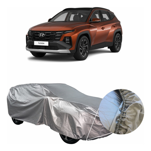 Funda Cubierta Lona Afelpada Cubre Auto Para Tucson 2025