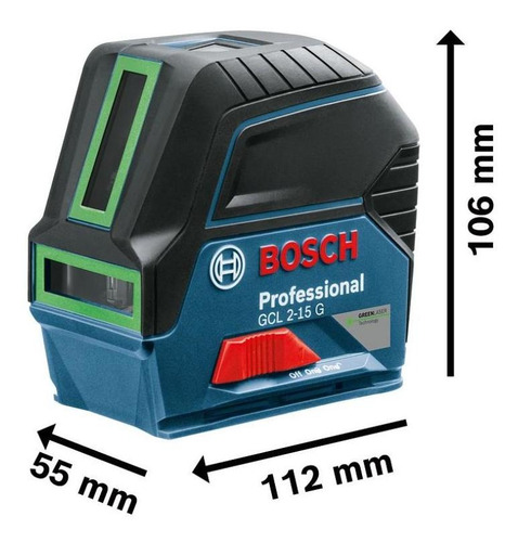 Imagem 6 de 12 de Nível Laser Verde Bosch Gcl 2-5 G 15