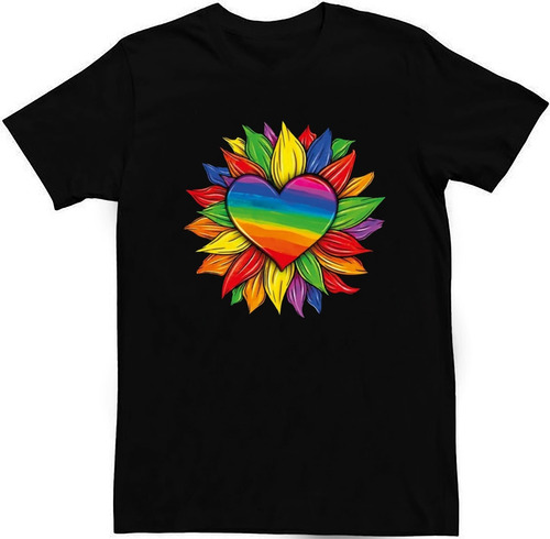 Playera Lgtb Orgullo Gay Corazon Mod C