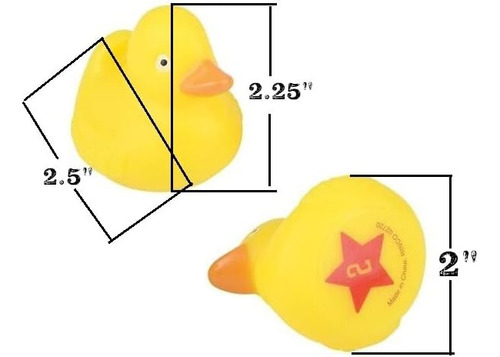 Juego De Correspondencias Yellow Rubber 2.5 Ducky (paquete D