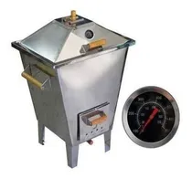 Comprar Churrasqueira Bafo Forno Defumador Inox 8kg Termômetro