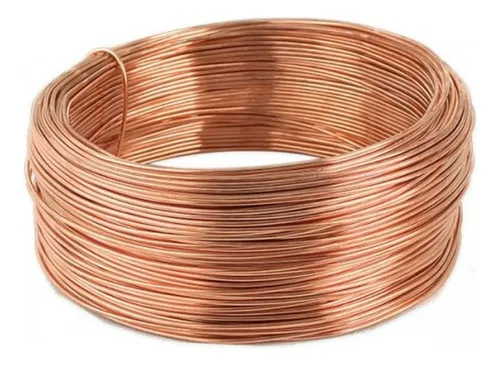 Alambre Desnudo De Cobre Calibre #12 Rollo X 100m Centelsa