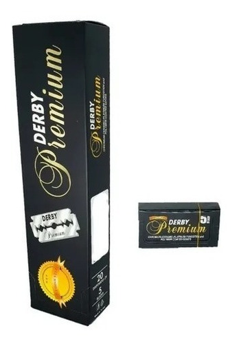 Lâmina De Barbear Derby Premium Caixa 100 Unid Profissional