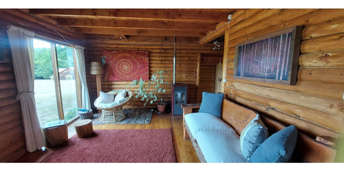 Acogedora Casa Rústica Tipo Bariloche, 3d-estar-2b Ñancul
