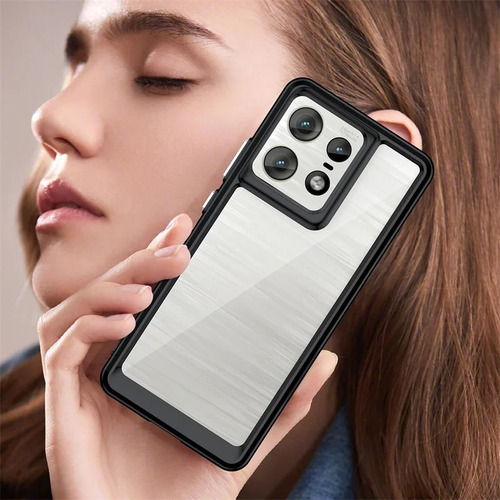 Zt Funda Para Moto G75 5g Silicona Transparente