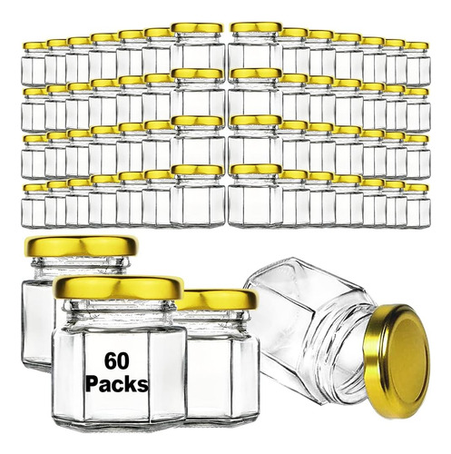Syntic 60 Mini Tarros De Miel Para Recuerdo De Boda, Baby Sh