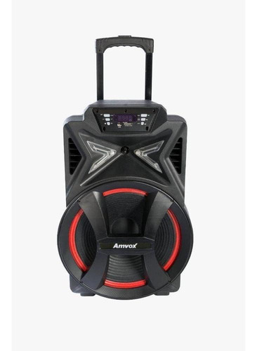Caixa De Som Amplificada Amvox Aca 700 Pancadão Bluetooth
