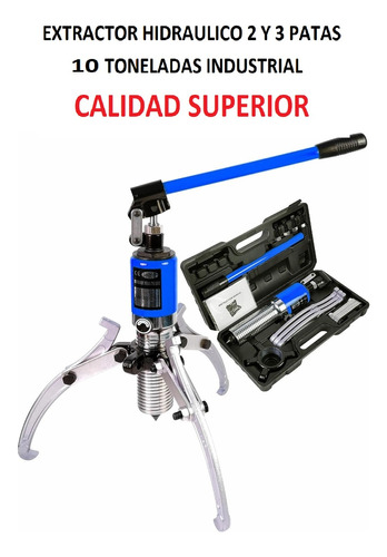 Extractor Hidráulico King Task 10 Toneladas Reforzado